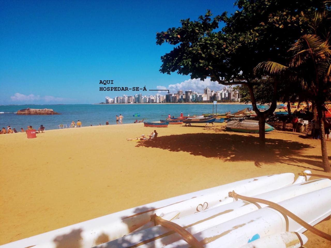 Flat Pasargada 812, Free Bikes, Pe Na Praia Vila Velha  Eksteriør billede